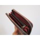Teakleaf Zip Surround Red Large Wallet Vegan